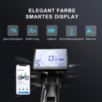 27M204 E-Bike, Elektrofahrrad 27.5'' Trekkingrad E-Cityrad mit 36V 13Ah Lithium-Akku für Lange Reichweite bis 100KM, 250W Motor, EU-konformes mit App