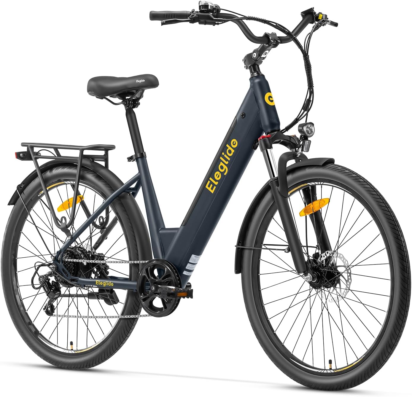 71E7Qex2KwL._AC_SL1500 Eleglide T2 E Bike, 27,5" Trekkingrad E-Bike Herren Damen mit Hydraulische Scheibenbremsen, 36V 13Ah Akku,100km Reichweite, Elektrofahrrad mit 7-Gang-Getriebe, Pedelec Citybike EBike für Erwachsene
