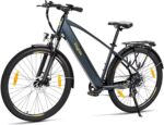 Eleglide E-Bike, T1 Elektrofahrrad 27.5'' Trekking E-Cityrad mit 13Ah Akku, 100KM Lang Range, 250W Motor, 7 Gäng E-Mountainbike für Damen und Herren, Doppelscheibenbremsen
