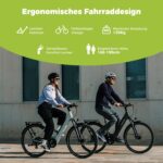 DERUIZ Quartz E-Bike Damen 28 Zoll Tiefeinsteiger, 8-Gang, 48V 13.4Ah Akku, bis zu 161 km, 55Nm Drehmoment, Hydraulische Scheibenbremsen, App, City & Trekking Elektrofahrrad für Damen & Herren