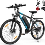 VARUN E Bike, 27.5 Zoll Ebike Herren Damen mit 48V 13Ah (624 Wh) Akku, Bis zu 120 KM, 55Nm 250W Motor, 21-Gang E-Bike Mountainbike mit 4 Fahrmodi, Elektrofahrrad Herren Damen für Pendeln, Bergig