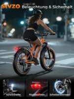 VARUN E Bike, E-Bike Herren mit 26 * 4.0" Fat Tire, 48V 18AH Akku, Bis zu 150 KM, 85Nm 250W Motor, 25KM/H, Offroad Ebike Mountainbike mit 7-Gang, All-Terrain Elektrofahrrad Herren, EU-Konformes