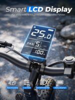 VARUN E Bike, 26 x 4.0 Zoll Ebike Herren mit 85Nm 250W Motor, 48V 18AH /13AH Akku, bis 100-150km Reichweite, 5 PAS LCD-Display, 25km/h, 7 Gang, Offroad E-Bike Fatbike für alle Geländearten