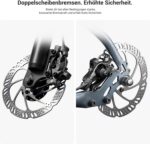 Eleglide E-Bike, T1 Elektrofahrrad 27.5'' Trekking E-Cityrad mit 13Ah Akku, 100KM Lang Range, 250W Motor, 7 Gäng E-Mountainbike für Damen und Herren, Doppelscheibenbremsen