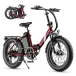 Touroll S3 Pro E-Bike Klapprad mit 1296Wh Akku, 65km-195km Reichweite, 20''x3.0'' Fat Tire Elektrofahrrad Herren Damen, 250W Motor, 50Nm Drehmoment, Ebike mit Gepäckträger, StVZO Konfor
