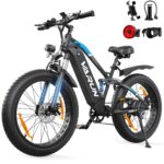VARUN E Bike, 26 x 4.0 Zoll Ebike Herren mit 85Nm 250W Motor, 48V 18AH /13AH Akku, bis 100-150km Reichweite, 5 PAS LCD-Display, 25km/h, 7 Gang, Offroad E-Bike Fatbike für alle Geländearten