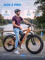VARUN E Bike, 26 x 4.0 Zoll Ebike Herren mit 85Nm 250W Motor, 48V 18AH /13AH Akku, bis 100-150km Reichweite, 5 PAS LCD-Display, 25km/h, 7 Gang, Offroad E-Bike Fatbike für alle Geländearten