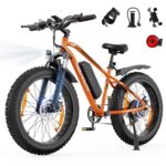 VARUN E Bike, 26 x 4.0 Zoll Ebike Herren mit 85Nm 250W Motor, 48V 18AH /13AH Akku, bis 100-150km Reichweite, 5 PAS LCD-Display, 25km/h, 7 Gang, Offroad E-Bike Fatbike für alle Geländearten