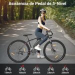 Eleglide E Bike, 27,5/29 Zoll E-Bike Herren Damen mit Hydraulische Scheibenbremse, 36V 18Ah Akku, Reichweite bis zu 150 KM, Offroad E-Mountainbike, 21 Gänge Elektrofahrrad, Mopride 2
