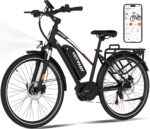 HITWAY 27,5"/28" E Bike, Elektrofahrrad Trekkingrad E-Bike Herren Damen mit 36V 13AH Akku, 250W Hinterradmotor/Mittelmotor, E-Fahrrad mit 7-Gang, Pedelec Citybike EBike für Erwachsene