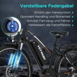 HITWAY 27,5"/28" E Bike, Elektrofahrrad Trekkingrad E-Bike Herren Damen mit 36V 13AH Akku, 250W Hinterradmotor/Mittelmotor, E-Fahrrad mit 7-Gang, Pedelec Citybike EBike für Erwachsene