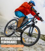 VARUN E Bike, 27.5 Zoll Ebike Herren Damen mit 48V 13Ah (624 Wh) Akku, Bis zu 120 KM, 55Nm 250W Motor, 21-Gang E-Bike Mountainbike mit 4 Fahrmodi, Elektrofahrrad Herren Damen für Pendeln, Bergig