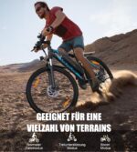 VARUN E Bike, 27.5 Zoll Ebike Herren Damen mit 48V 13Ah (624 Wh) Akku, Bis zu 120 KM, 55Nm 250W Motor, 21-Gang E-Bike Mountainbike mit 4 Fahrmodi, Elektrofahrrad Herren Damen für Pendeln, Bergig